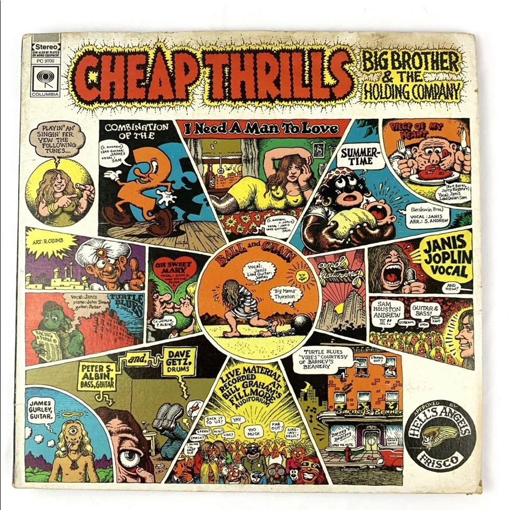Vinyl Record 1973 JANIS JOPLIN Cheap Thrills